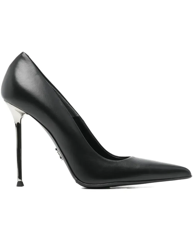 Sergio Levantesi Spitze Ley56 Stiletto-Pumps 100mm - Schwarz Schwarz