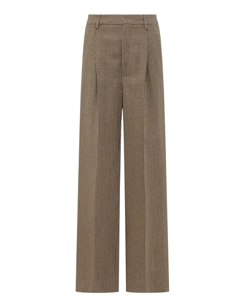 Seafarer Sascia Hose mit Hahnentrittmuster - Braun Braun