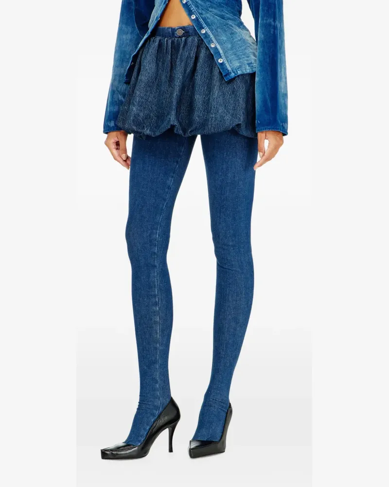 Diesel De-Muj-Fsj2 Rock mit Ballonsilhouette - Blau Blau