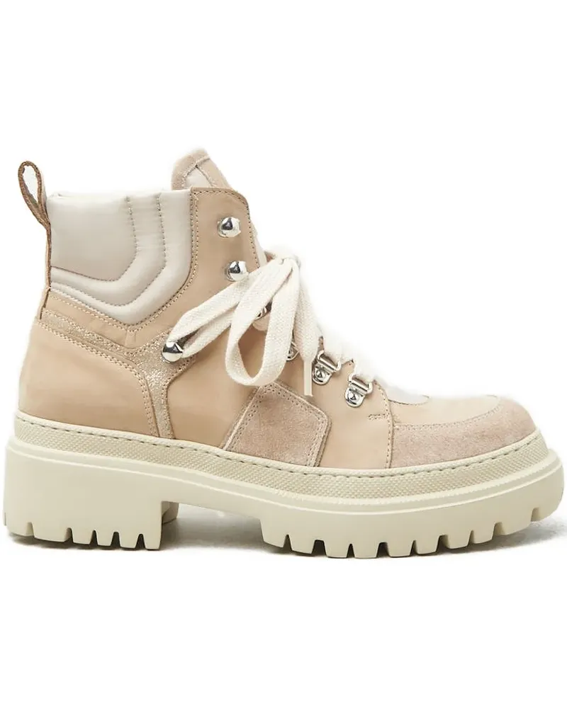 Peserico Stiefeletten mit Plateau - Nude Nude