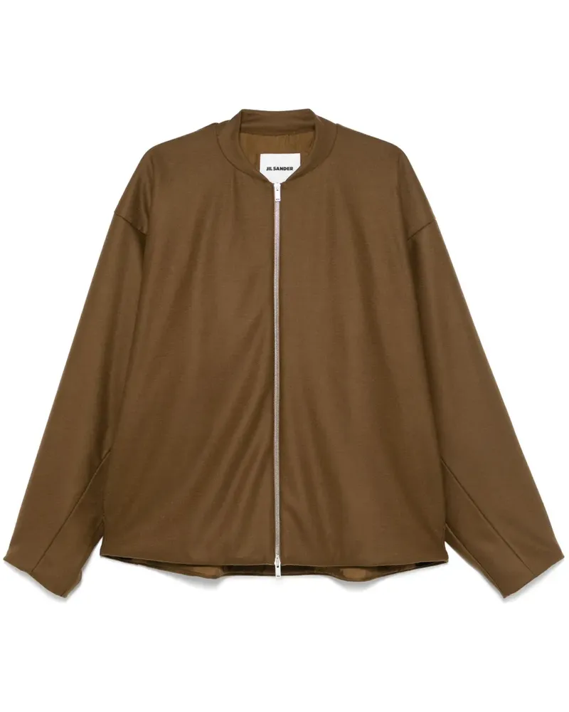 Jil Sander Jacke aus Wolle - Braun Braun