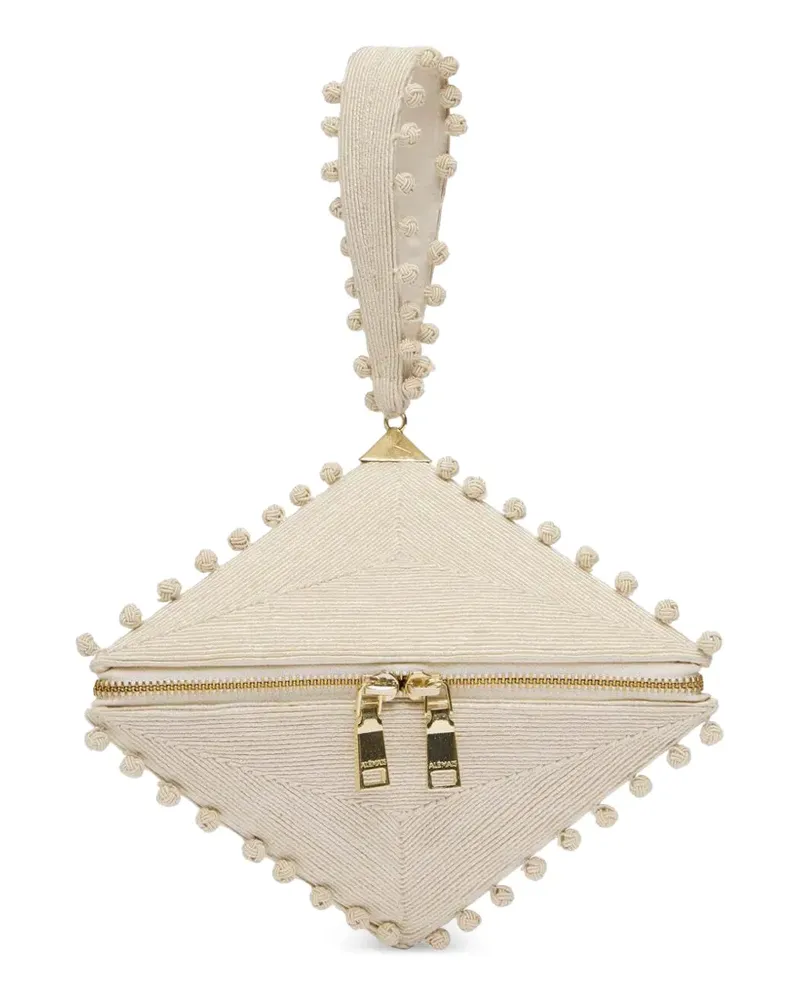 ALEMAIS Rosemary Pyramid Tote Bag - Weiß Weiß