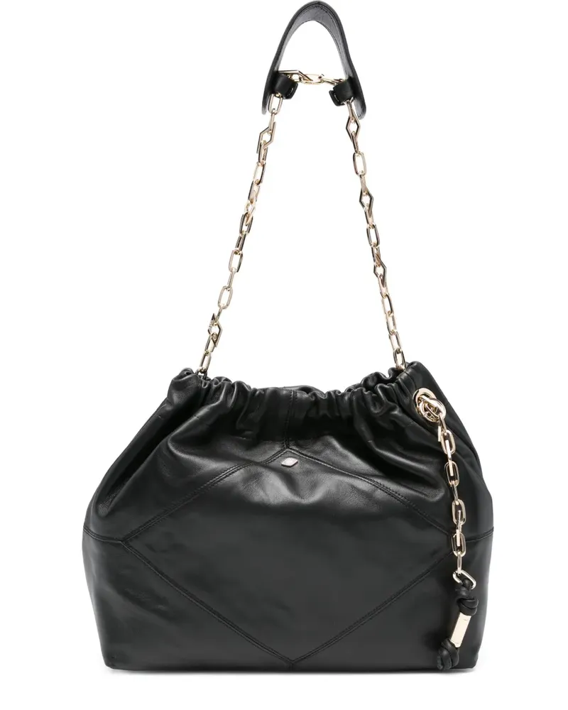 ba&sh June Schultertasche mit Kettenriemen - Schwarz Schwarz