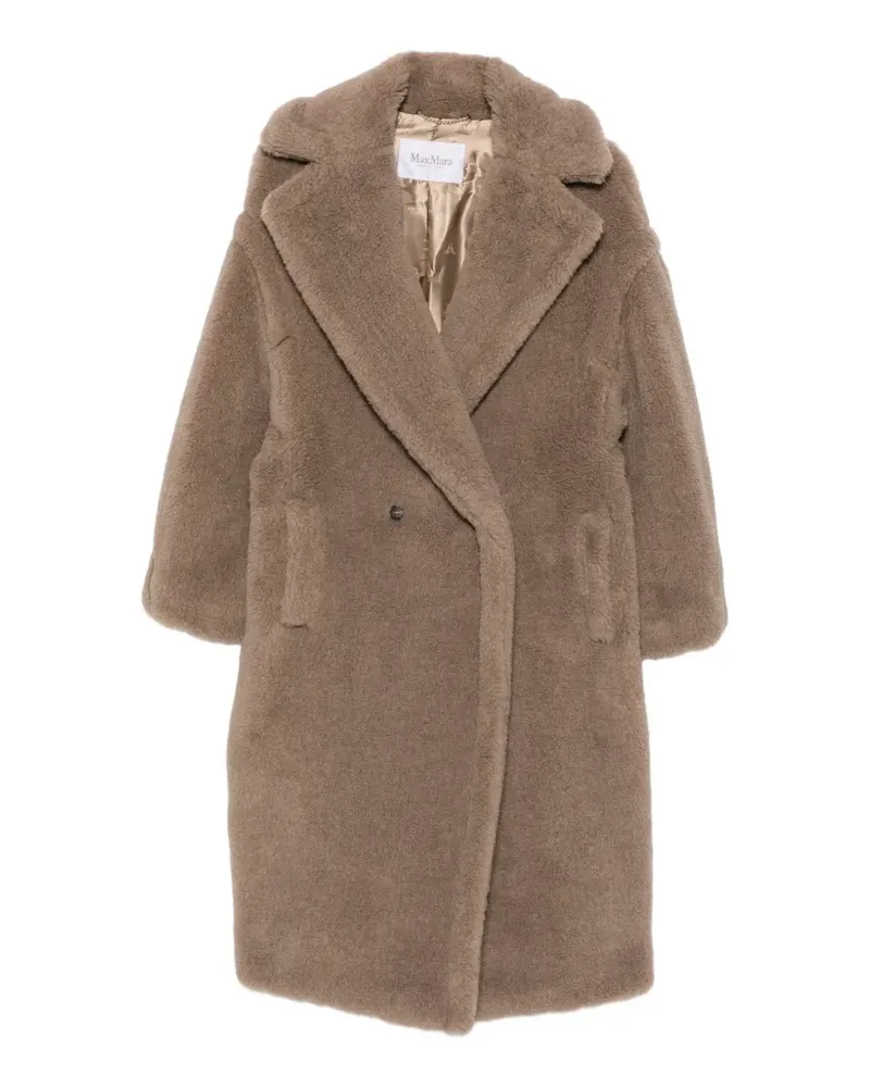 Max Mara Teddy Bear Icon double-breasted coat - Braun Braun