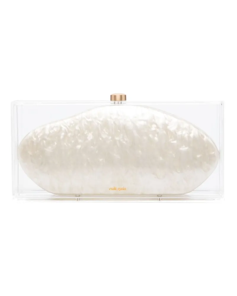 Cult Gaia Transparente Baoba Clutch - Nude Nude