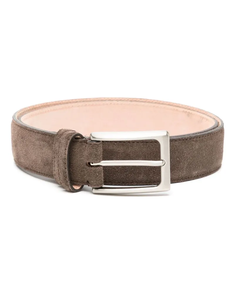 N.Peal Gürtel aus Wildleder - Braun Braun