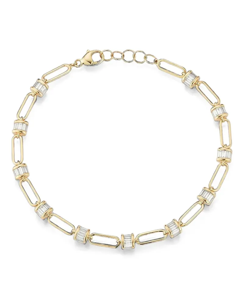 Dana Rebecca Designs Sadie Deco diamond bracelet - Gold Gold