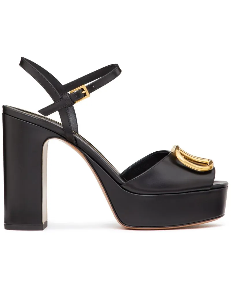 Valentino Garavani VLogo Signature Sandalen 115mm - Schwarz Schwarz