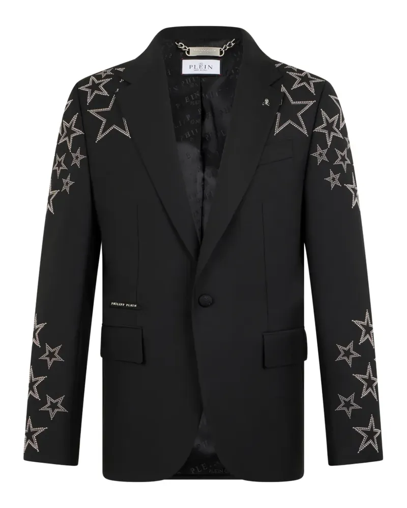 Philipp Plein Blazer mit Stern-Detail - Schwarz Schwarz