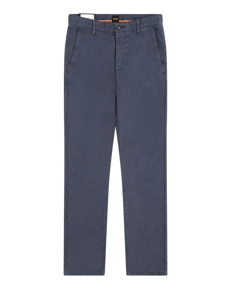 HUGO BOSS Strukturierte Hose - Blau Blau