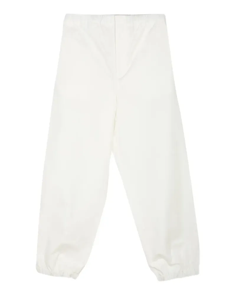 Jil Sander elastic-waistband track pants - Weiß Weiß