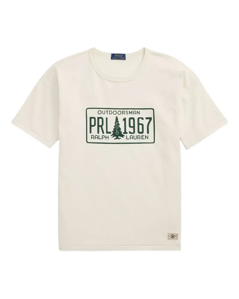 Ralph Lauren T-Shirt mit grafischem Print - Weiß Weiß