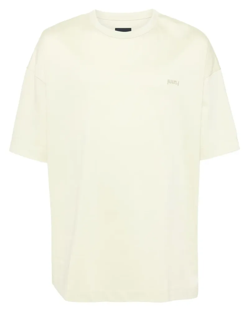 JUUN.J T-Shirt mit Logo-Stickerei - Grün Grün