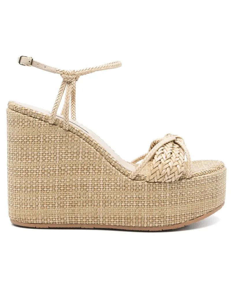 Casadei Valentino Garavani Wedge-Sandalen - Nude Nude