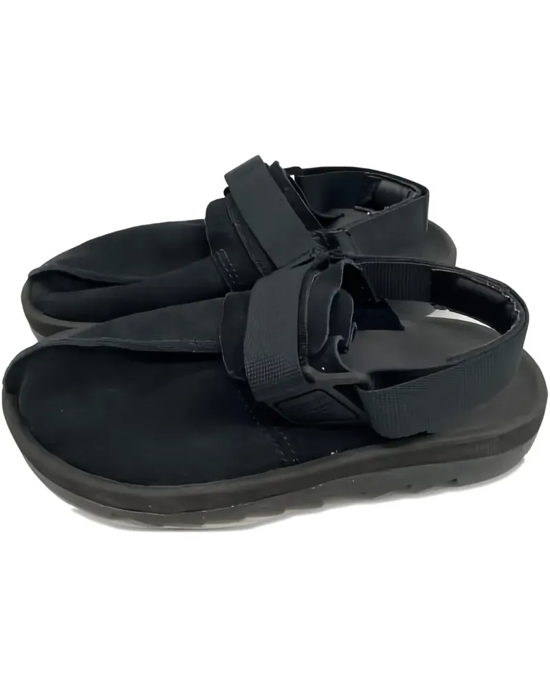 Reebok leather flat sandals - Schwarz Schwarz
