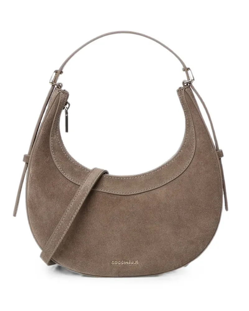 Coccinelle Mini Whisper Tote Bag aus Wildleder - Braun Braun