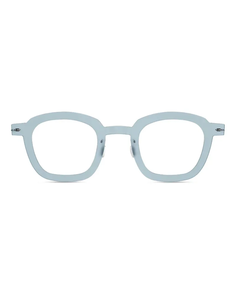 Lindberg 6587 Brille mit rundem Gestell - Blau Blau