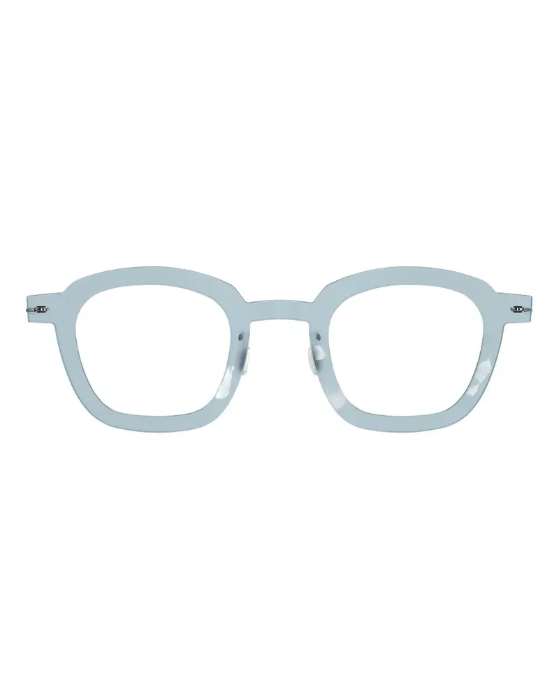 Lindberg 6587 round-frame glasses - Blau Blau