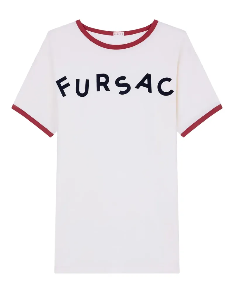 FURSAC T-Shirt mit Logo-Print - Weiß Weiß