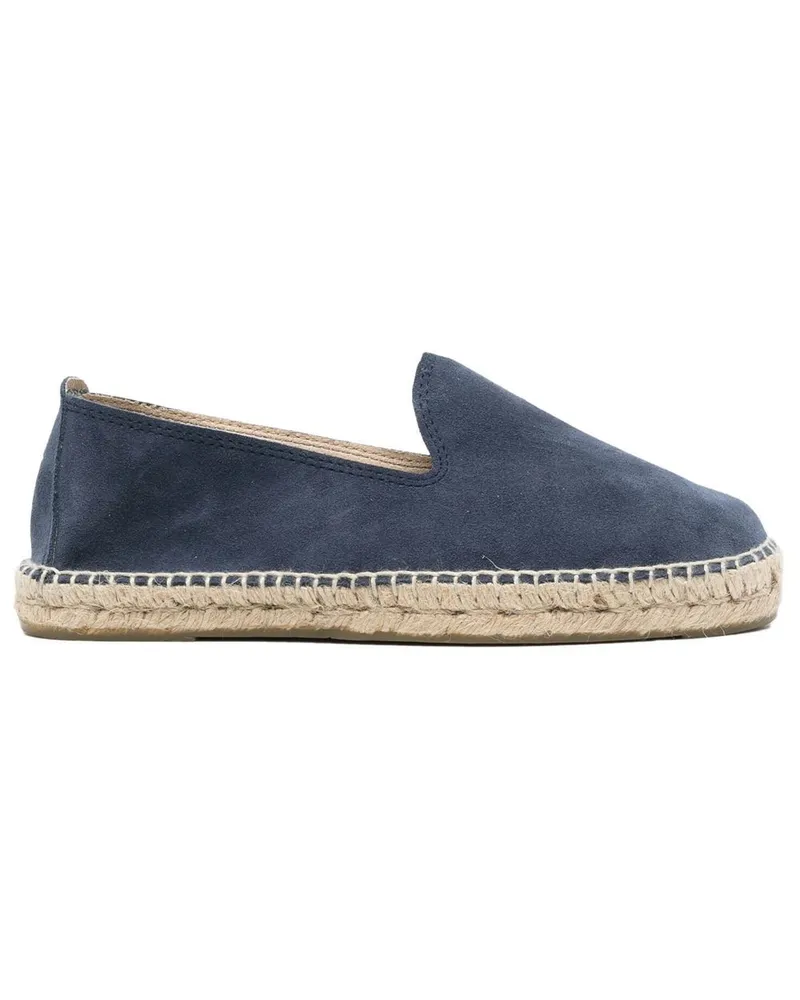 Manebí Espadrilles aus Leder - Blau Blau