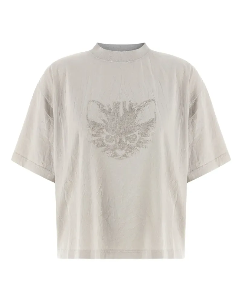 Balenciaga graphic-print crew-neck T-shirt - Weiß Weiß