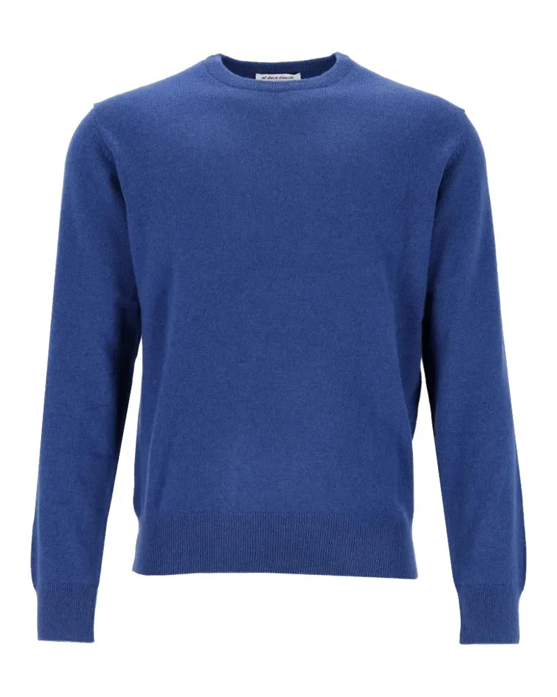 Al Duca D’Aosta 1902 Kaschmirpullover mit rundem Ausschnitt - Blau Blau