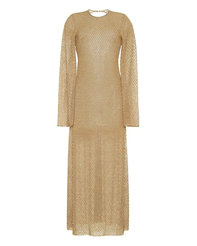 Adam Lippes Sylvia Maxikleid - Gold Gold