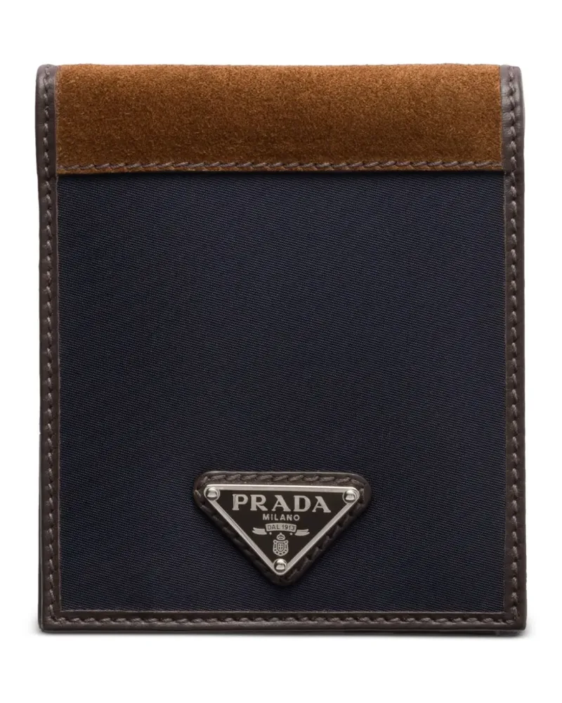 Prada Re-Nylon Portemonnaie - Blau Blau