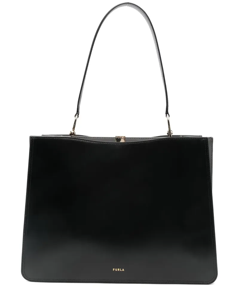 Furla Große Nuvola Tote Bag - Schwarz Schwarz