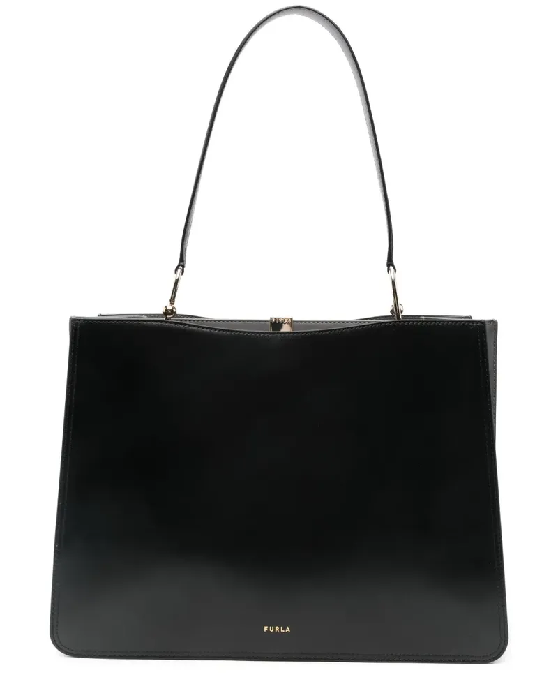Furla large Nuvola tote bag - Schwarz Schwarz