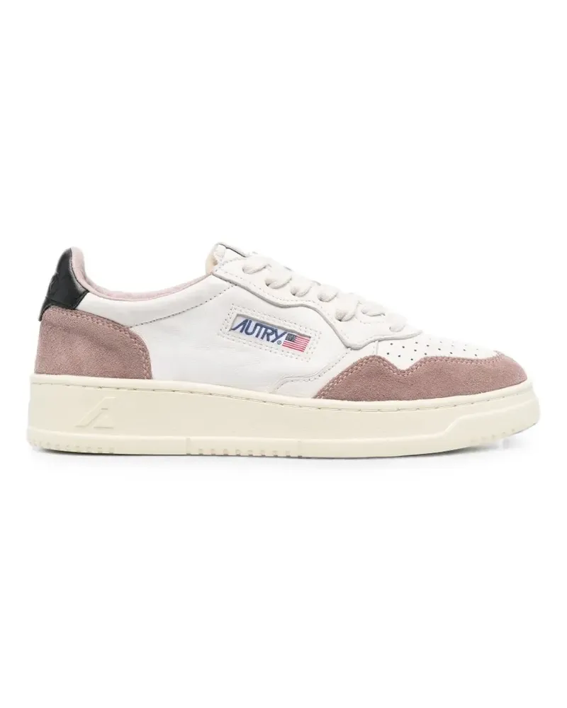 AUTRY Medalist Sneakers mit Kontrasteinsatz - Weiß Weiß