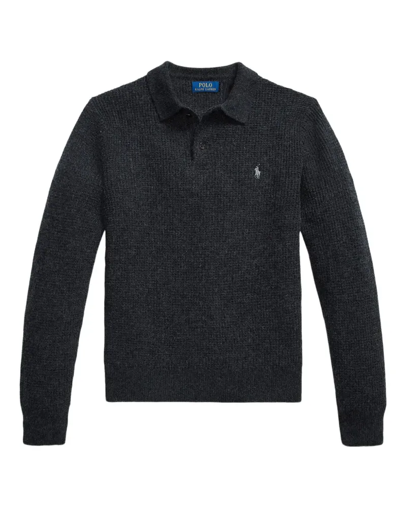 Ralph Lauren Pullover mit Waffelstrick-Muster - Grau Grau