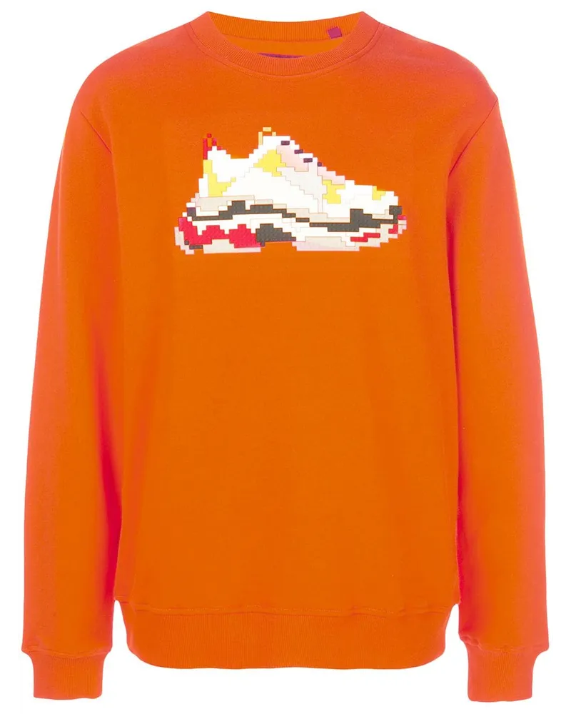 Mostly Heard Rarely Seen Dadcore' Sweatshirt Orange