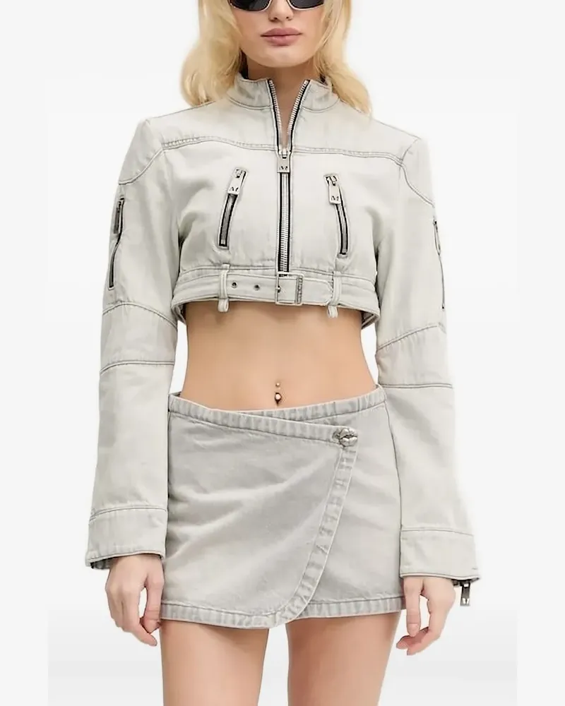 Miss Sixty Jacke mit Reißverschluss - Grau Grau
