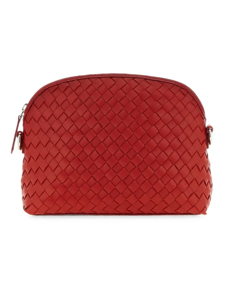 Dragon Diffusion Fellini Chunky woven leather clutch bag - Rot Rot