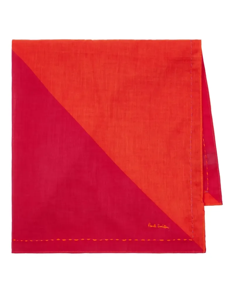 Paul Smith colour-block scarf - Rot Rot