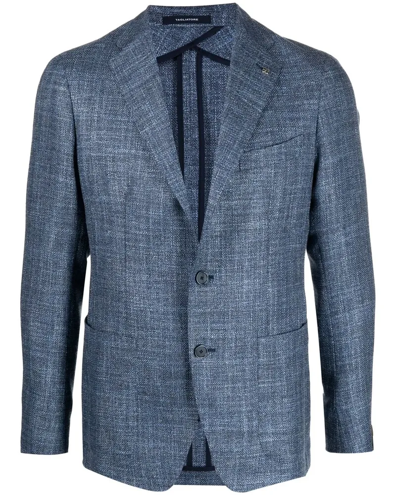 Tagliatore Einreihiges Sakko - Blau Blau