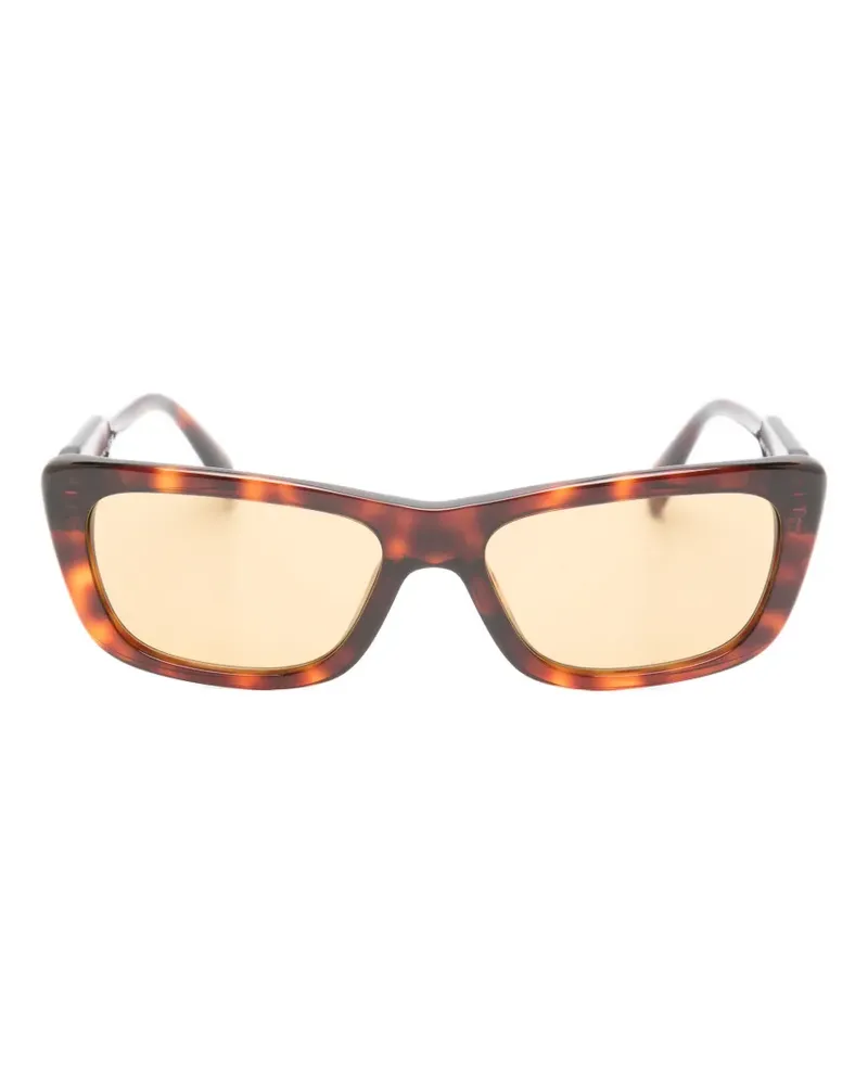 Miu Miu Eckige Sonnenbrille in Schildpattoptik - Braun Braun