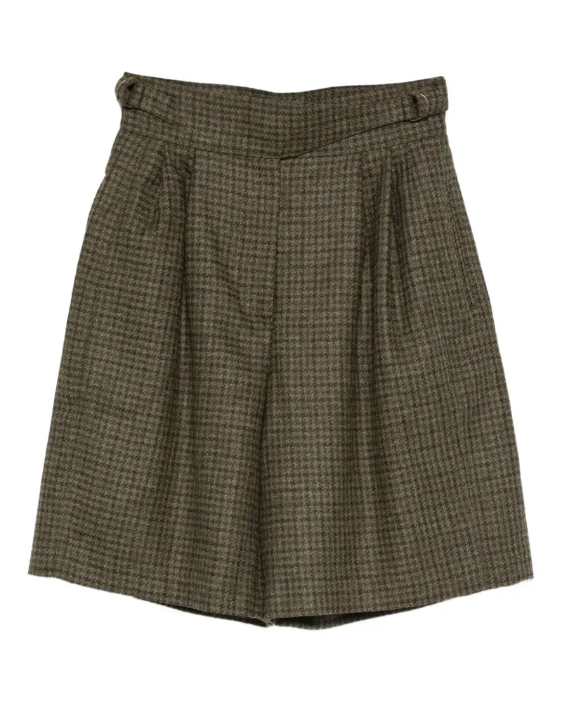 BODE Morris Shorts mit Hahnentrittmuster - Braun Braun