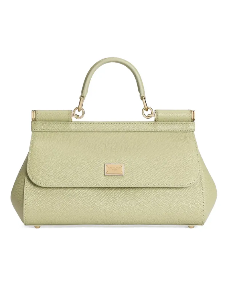 Dolce & Gabbana medium Sicily handbag in dauphine calfskin - Grün Grün