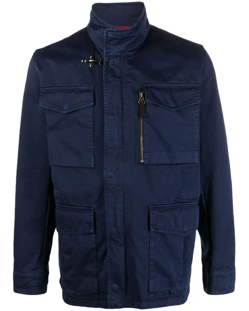 Fay Jacke im Utility-Look - Blau Blau