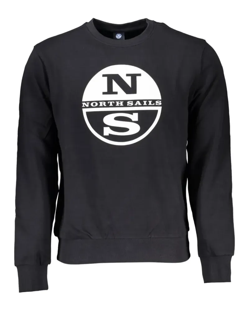 North Sails logo-print sweatshirt - Schwarz Schwarz