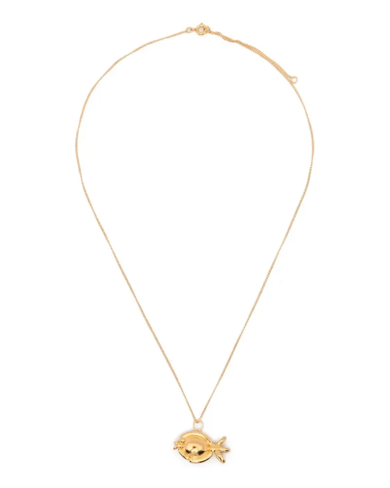 Completedworks Classicworks Halskette mit Fische-Anhänger - Gold Gold