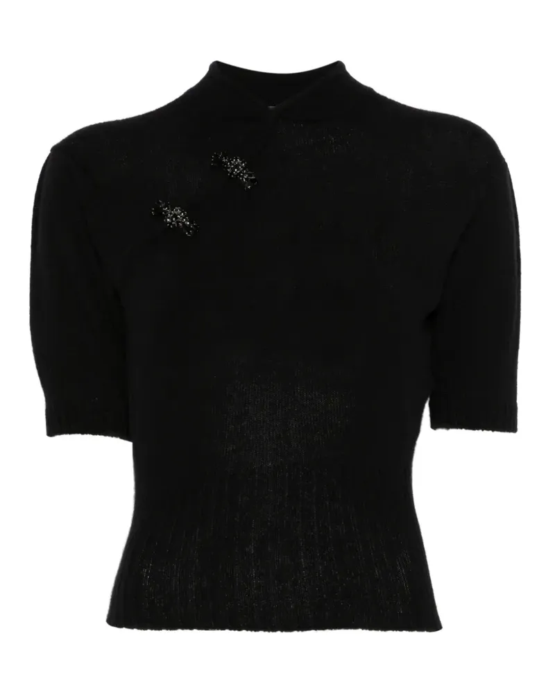 Simone Rocha bead-embellished sweater - Schwarz Schwarz