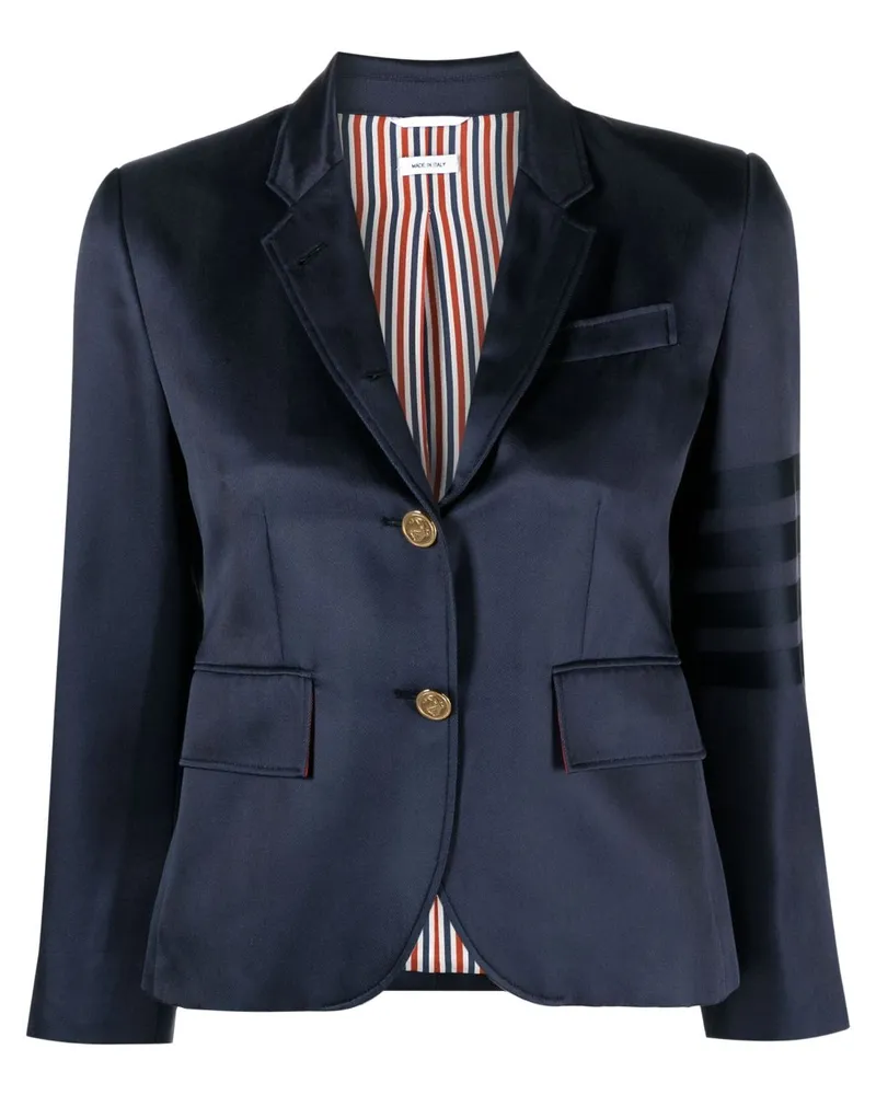 Thom Browne Blazer mit Streifen Blau