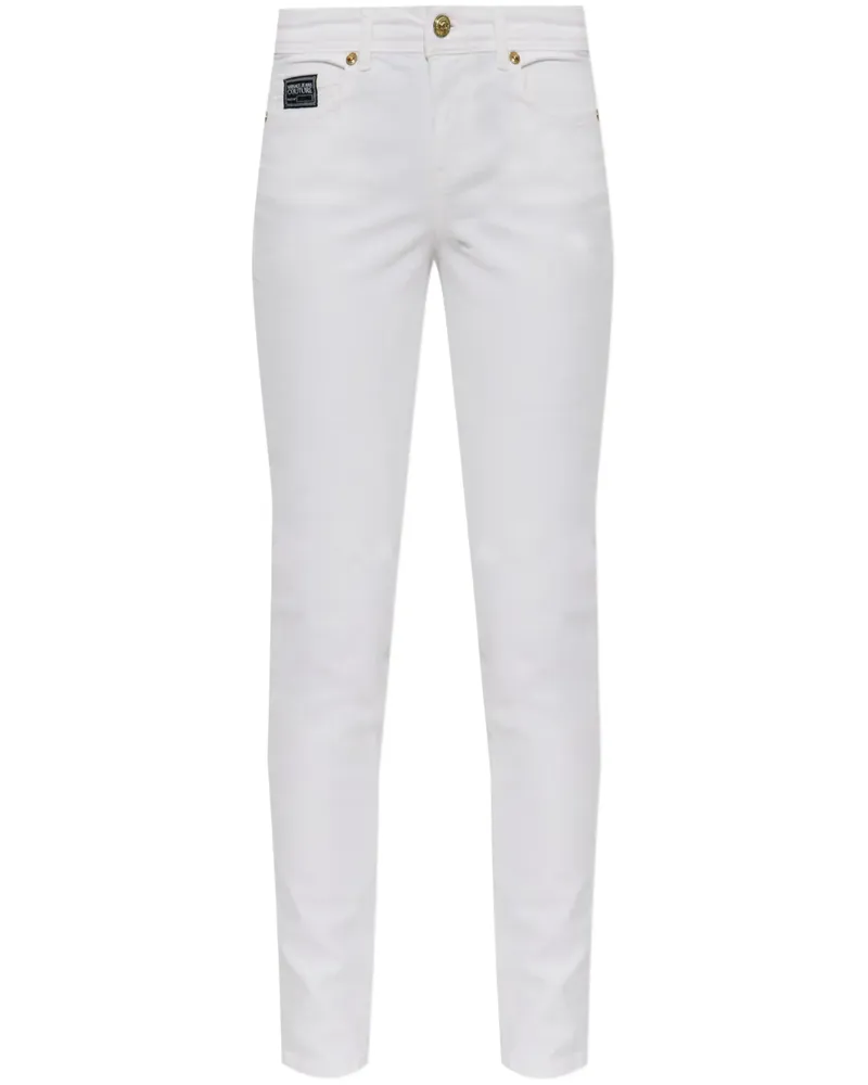 Versace Jeans Jeans aus Baumwollstretch - Weiß Weiß