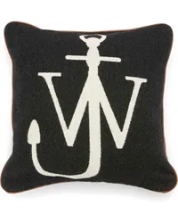 J.W.Anderson Kissen mit Anker-Logo Schwarz