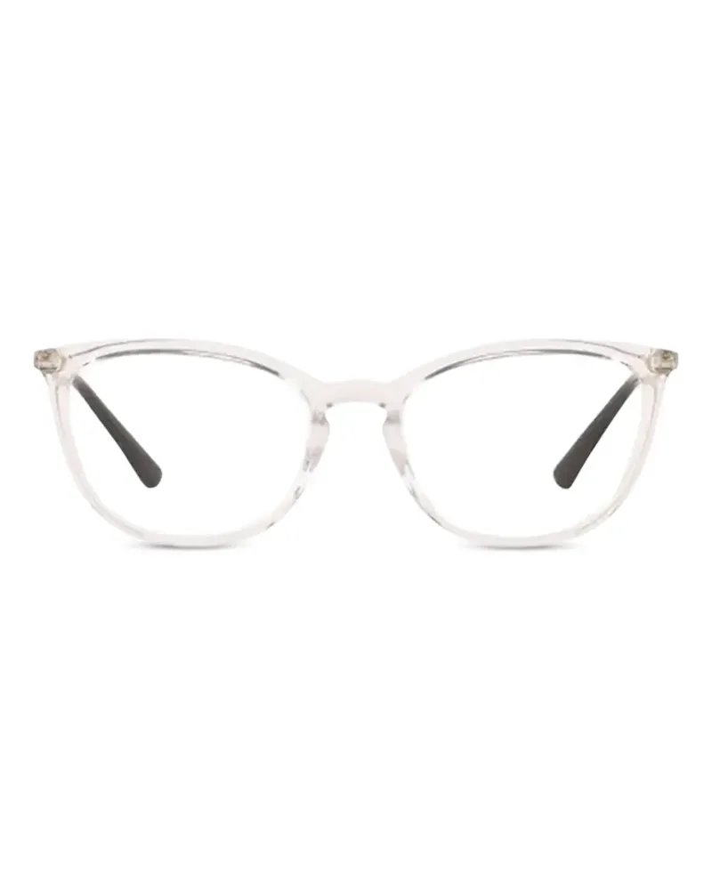 Vogue Brille mit ovalem Gestell - Weiß Weiß