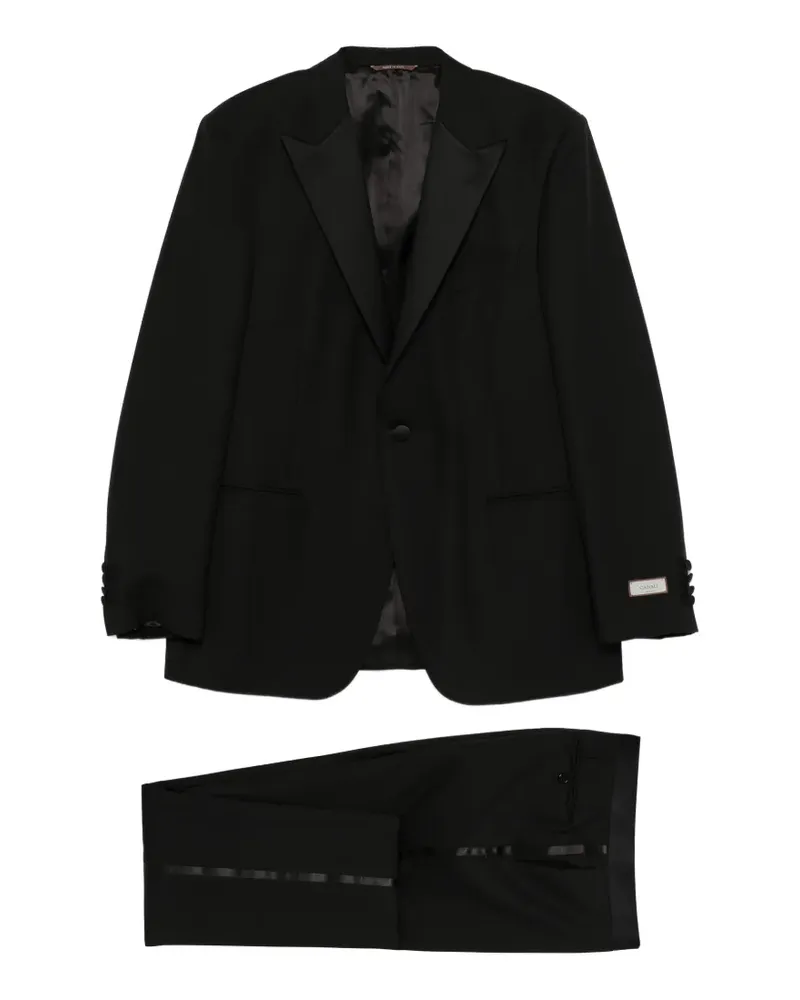 Canali tuxedo jumpsuit - Schwarz Schwarz