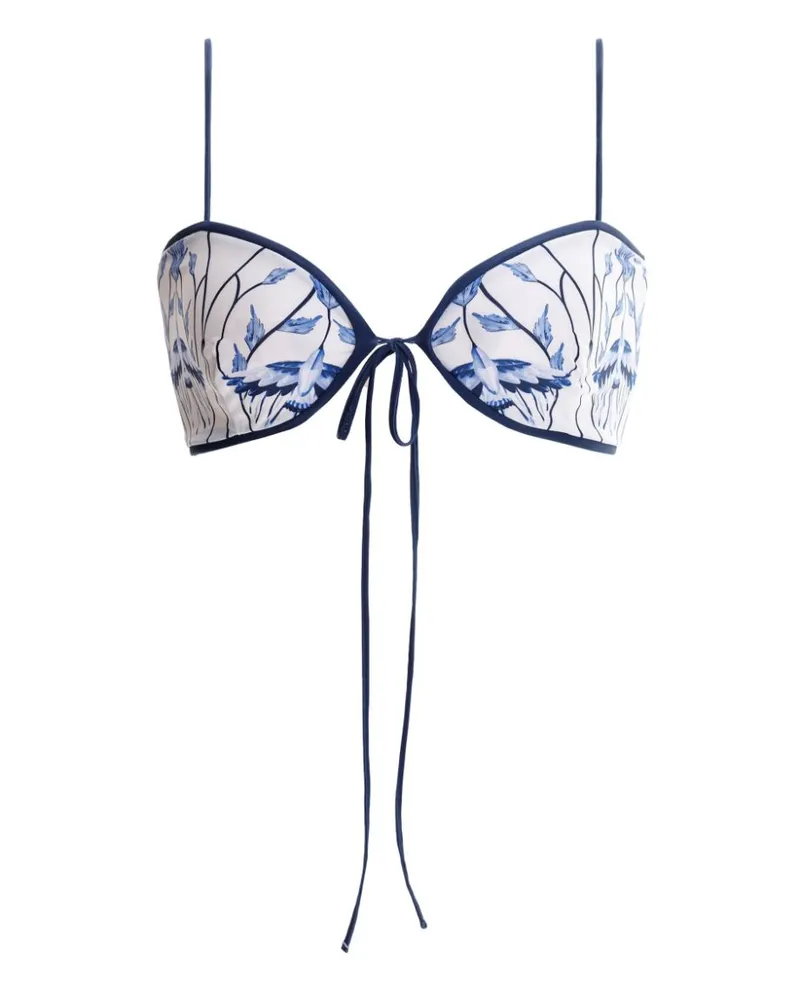 AGUA BENDITA Margaret Cometa Bikinioberteil - Weiß Weiß
